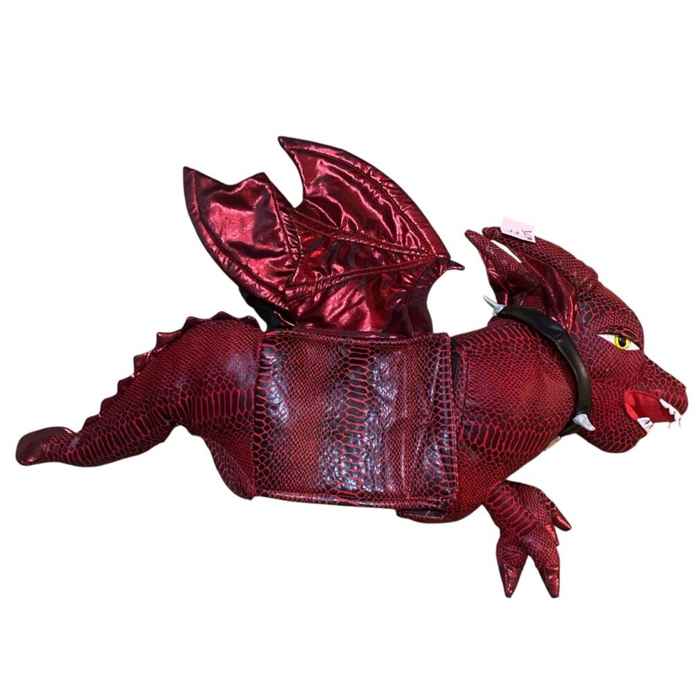 Hollow's Eve Red Dragon Costume Backpack Adjustable Straps Halloween‎ Kids 3-7